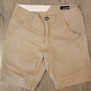 VOLCOM STRETCH SHORTS - Khaki l 30